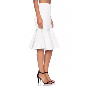 LAST DAY! C/MEO Collective No Diggity White Skirt